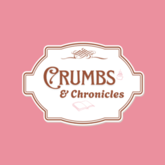 Crumbs & Chronicles - Bakery with a Cozy Reading Corner Logo